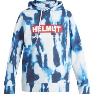 Helmut Lang Tie Dye Cotton Hoodie